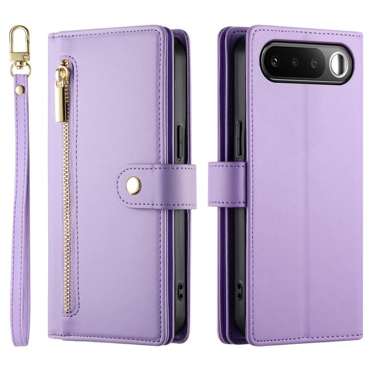 For Realme 16 5G Nine Card-slot Zipper Wallet Bag Leather Phone Case