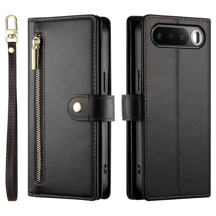 For Realme 16 5G Nine Card-slot Zipper Wallet Bag Leather Phone Case