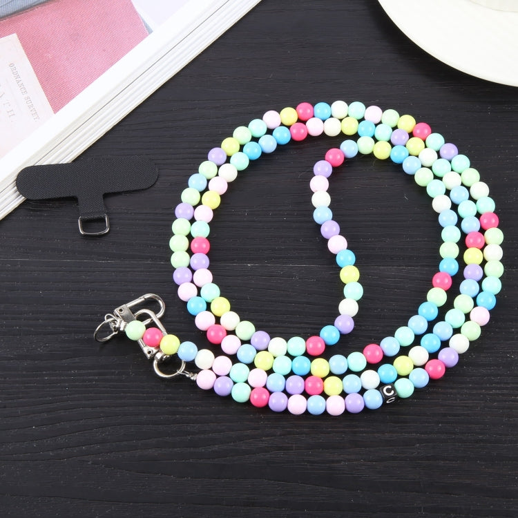 Mobile Phone Anti-lost Dazzling Crossbody Colorful Long Bead Chain