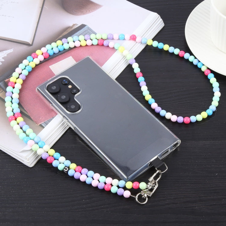 Mobile Phone Anti-lost Dazzling Crossbody Colorful Long Bead Chain