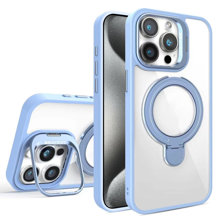 For iPhone 15 Pro Max Lens Protection & Ring Bracket MagSafe Phone Case