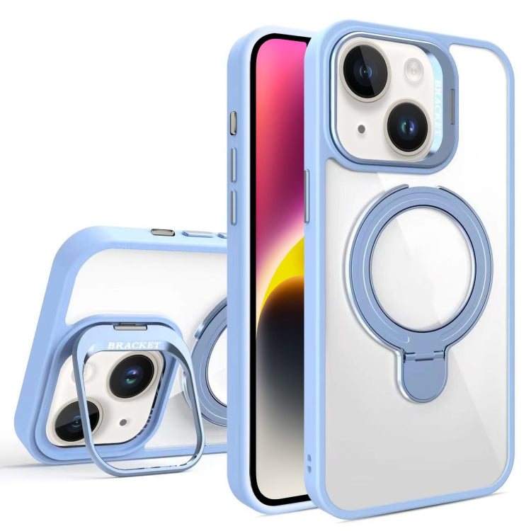 For iPhone 14 Lens Protection & Ring Bracket MagSafe Phone Case