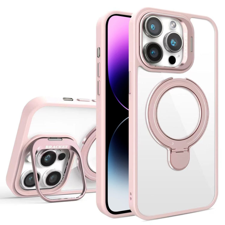 For iPhone 14 Pro Max Lens Protection & Ring Bracket MagSafe Phone Case