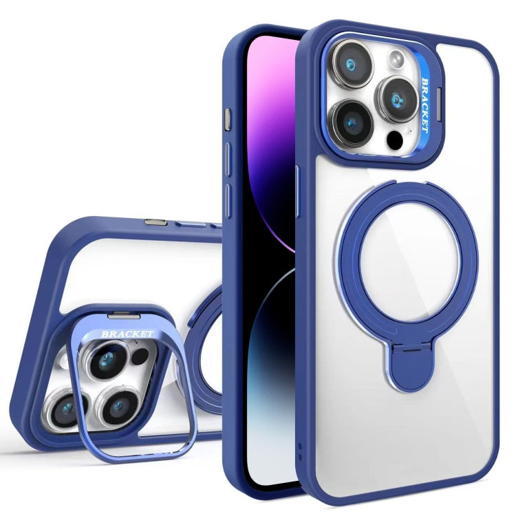 For iPhone 14 Pro Max Lens Protection & Ring Bracket MagSafe Phone Case