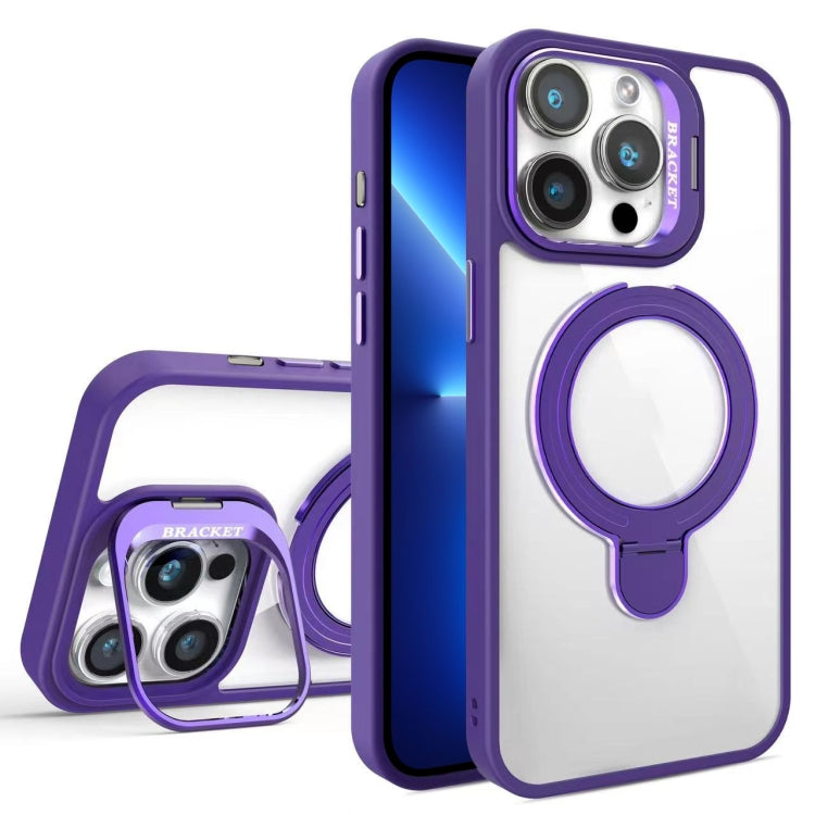 For iPhone 13 Pro Lens Protection & Ring Bracket MagSafe Phone Case