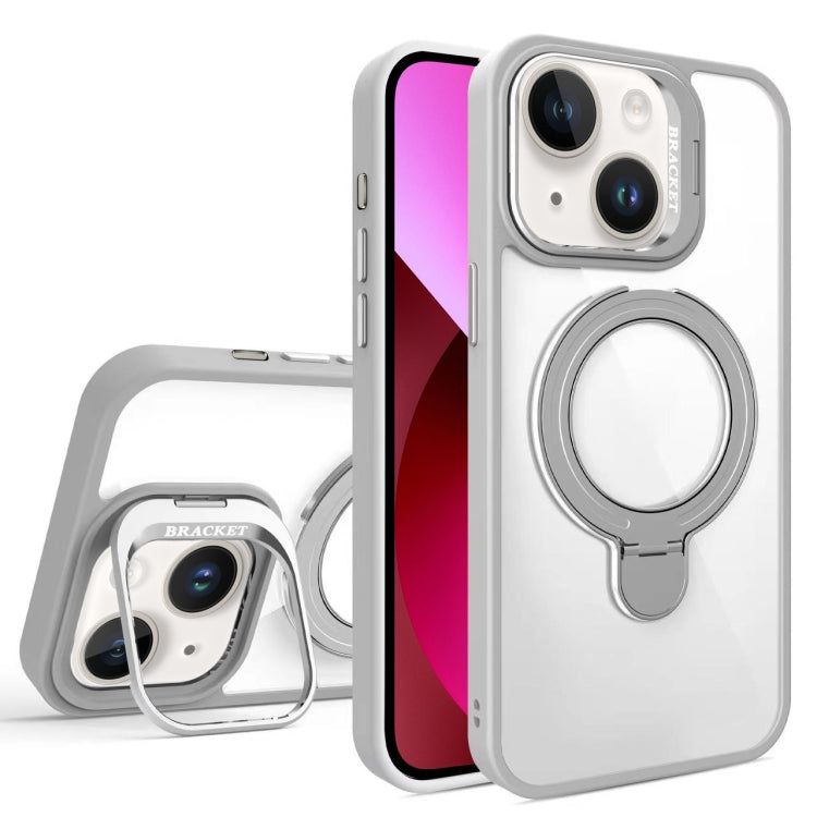 For iPhone 13 Lens Protection & Ring Bracket MagSafe Phone Case
