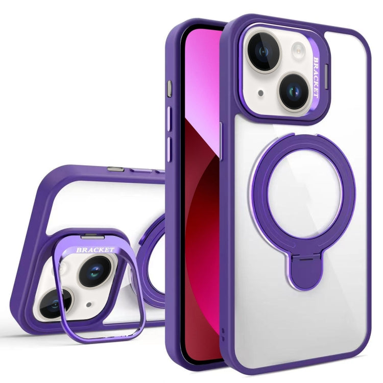 For iPhone 13 Lens Protection & Ring Bracket MagSafe Phone Case