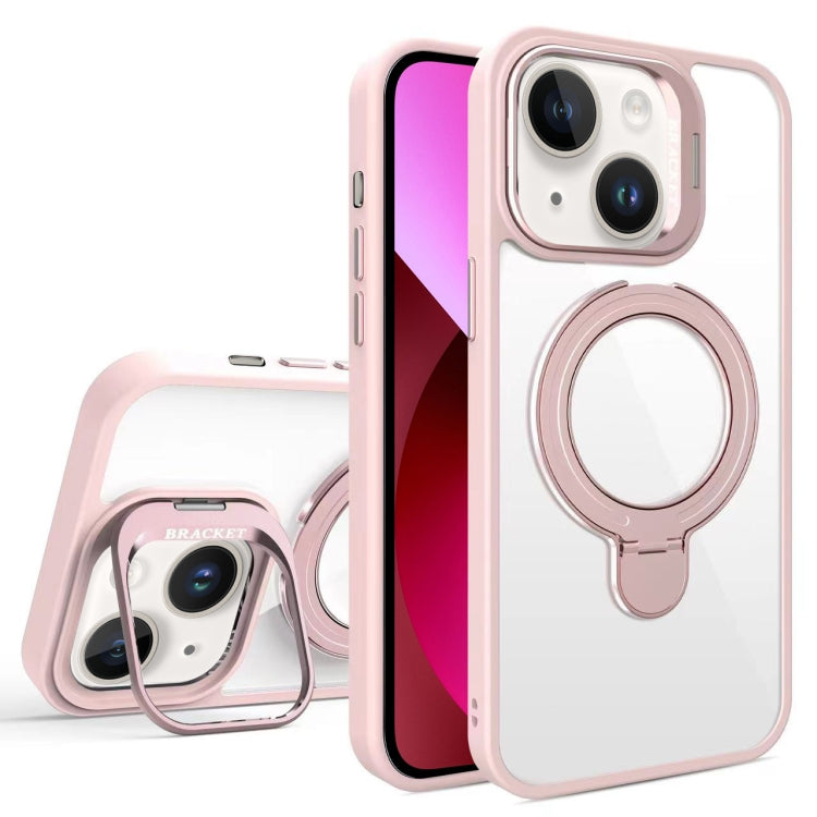 For iPhone 13 Lens Protection & Ring Bracket MagSafe Phone Case