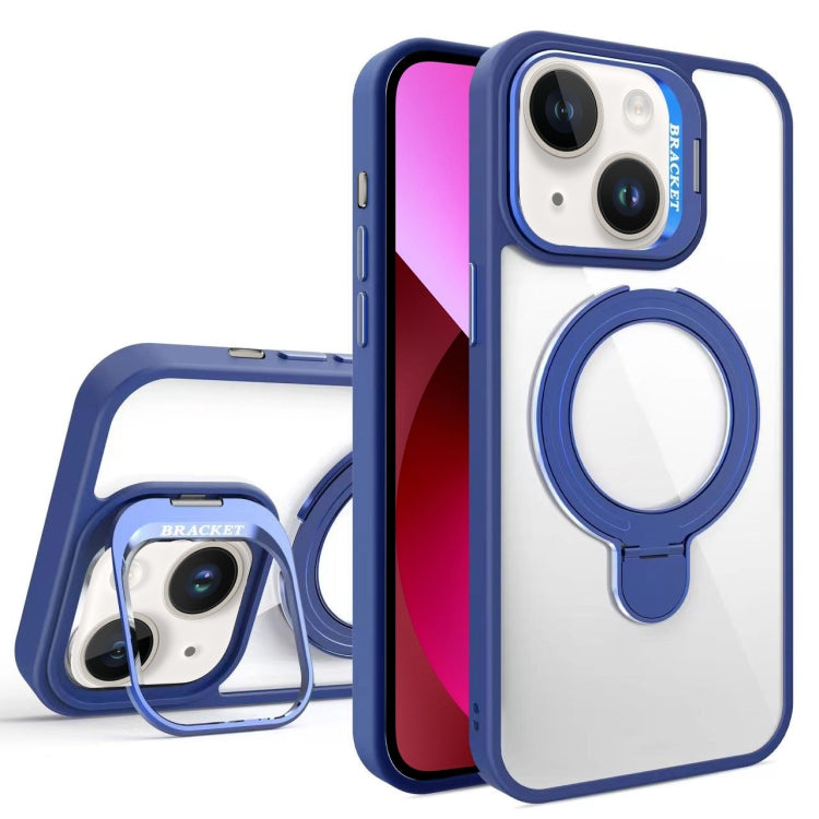 For iPhone 13 Lens Protection & Ring Bracket MagSafe Phone Case