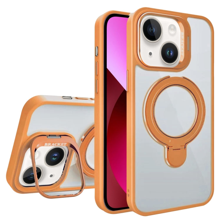 For iPhone 13 Lens Protection & Ring Bracket MagSafe Phone Case