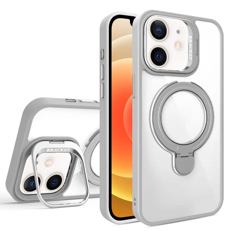 For iPhone 12 Lens Protection & Ring Bracket MagSafe Phone Case