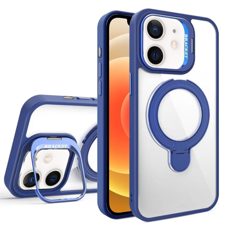 For iPhone 12 Lens Protection & Ring Bracket MagSafe Phone Case