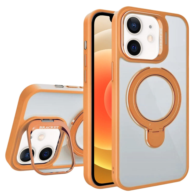 For iPhone 12 Lens Protection & Ring Bracket MagSafe Phone Case