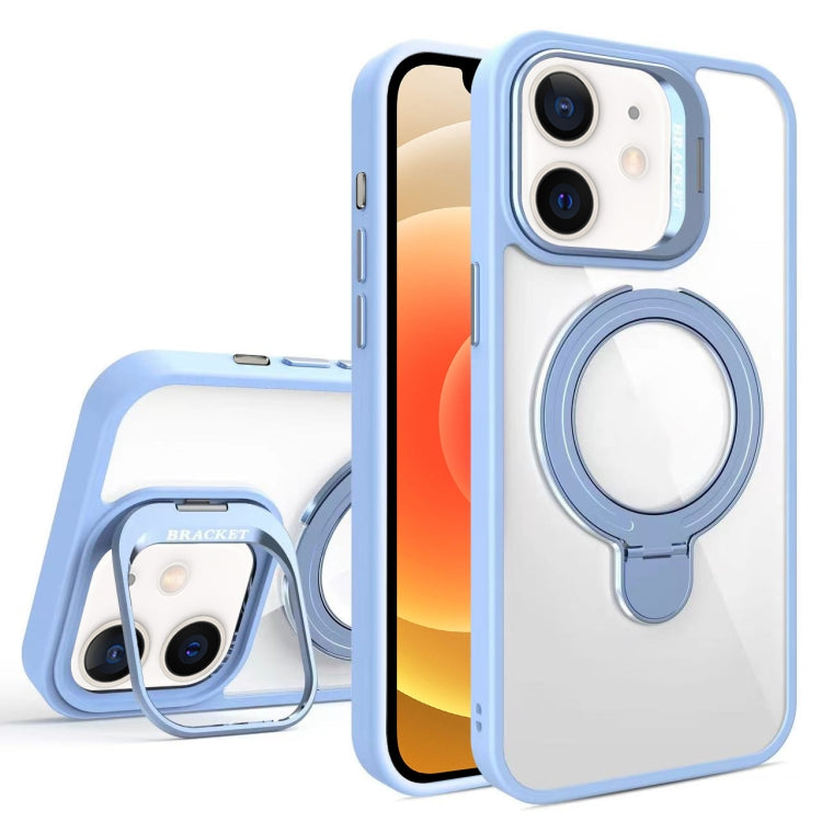 For iPhone 12 Lens Protection & Ring Bracket MagSafe Phone Case