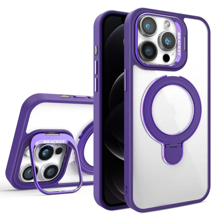 For iPhone 12 Pro Max Lens Protection & Ring Bracket MagSafe Phone Case