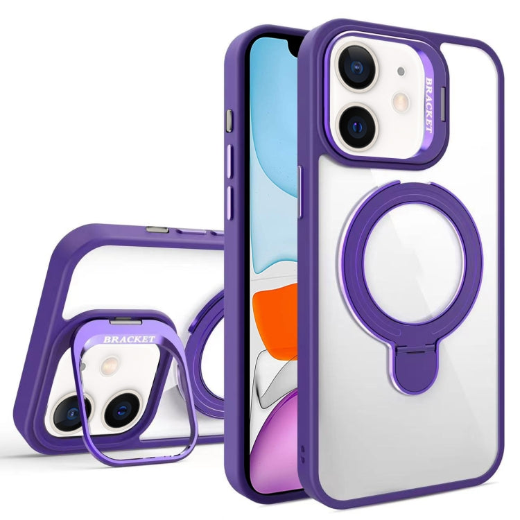 For iPhone 11 Lens Protection & Ring Bracket MagSafe Phone Case