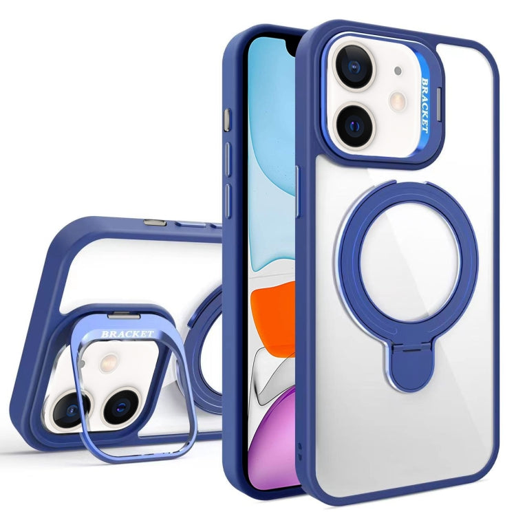 For iPhone 11 Lens Protection & Ring Bracket MagSafe Phone Case