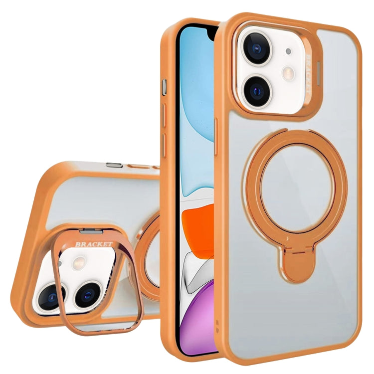 For iPhone 11 Lens Protection & Ring Bracket MagSafe Phone Case