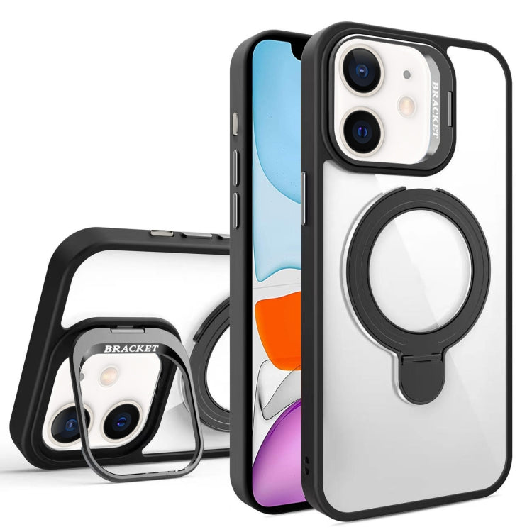 For iPhone 11 Lens Protection & Ring Bracket MagSafe Phone Case
