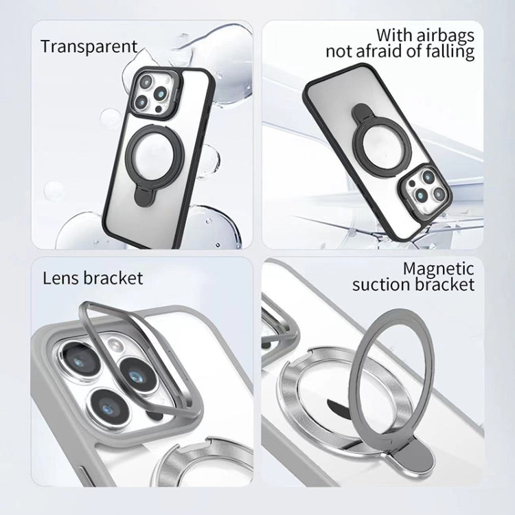 For iPhone 13 Lens Protection & Ring Bracket MagSafe Phone Case