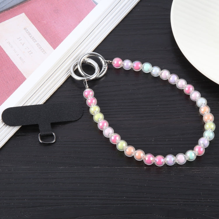 Mobile Phone Anti-lost Dazzling Clear Colorful Short Bead Chain