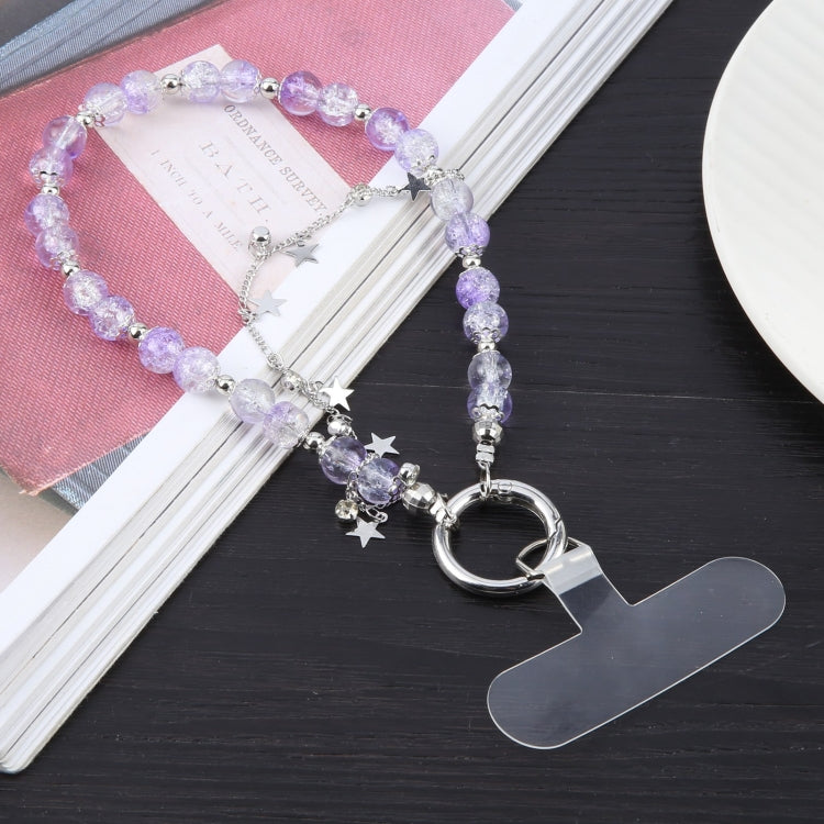 Mobile Phone Anti-lost Dazzling Color Star Short Bead Chain