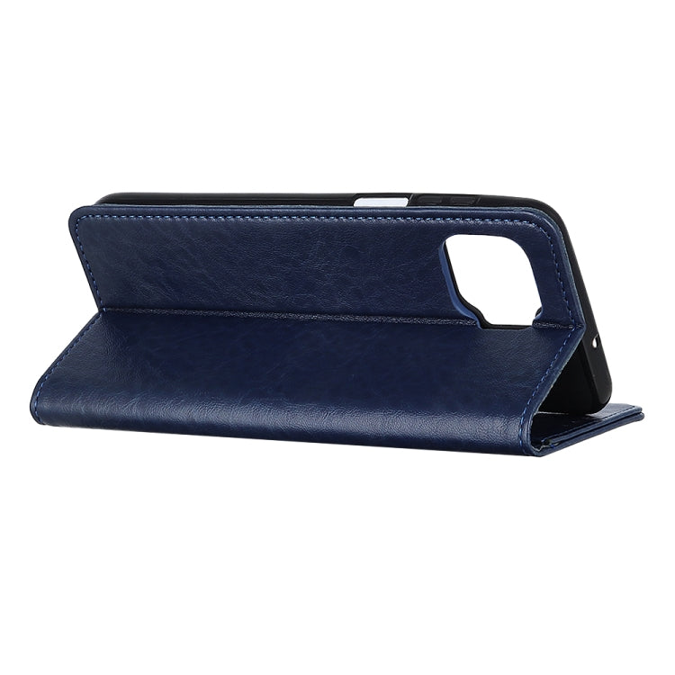 For Motorola Moto G 5G Plus Magnetic Crazy Horse Texture Horizontal Flip Leather Case with Holder & Card Slots & Wallet