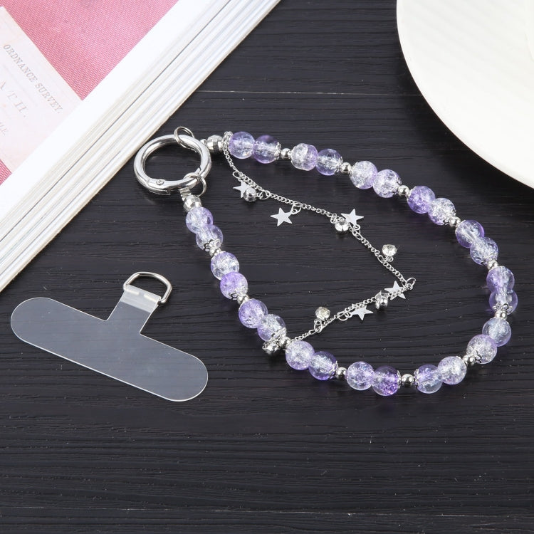 Mobile Phone Anti-lost Dazzling Color Star Short Bead Chain