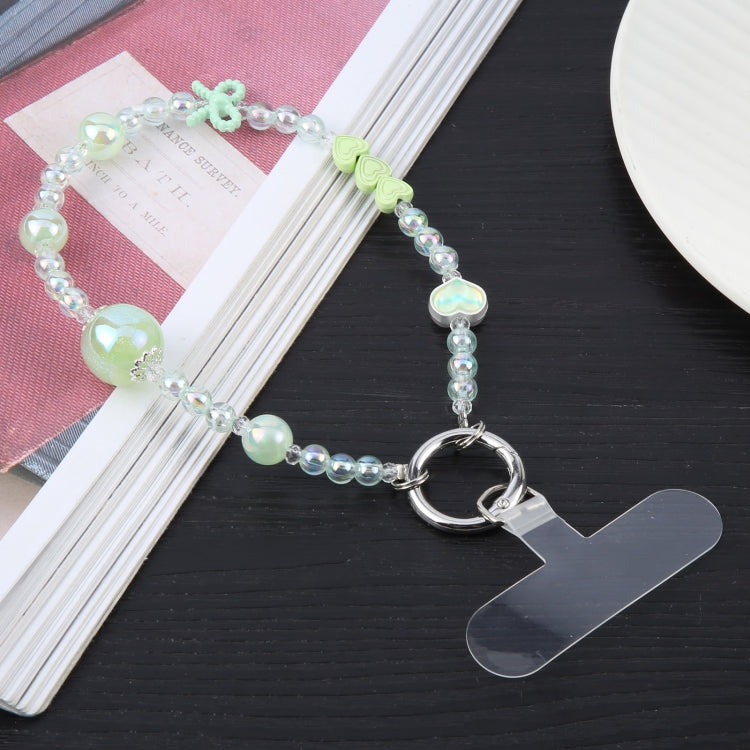 Mobile Phone Anti-lost Dazzling Colorful Pearls Short Bead Chain