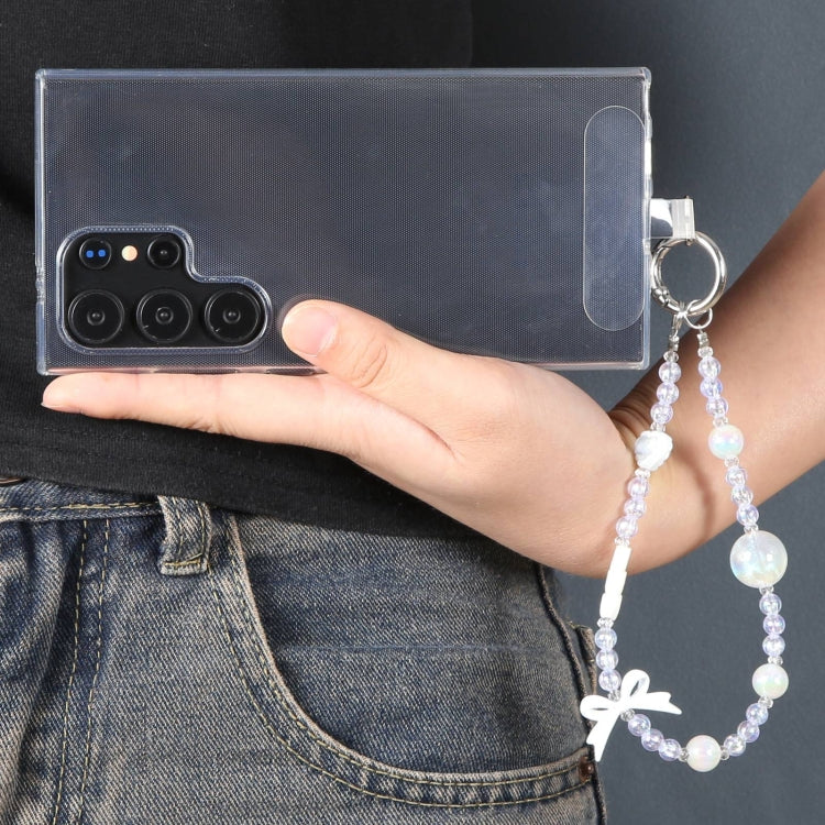 Mobile Phone Anti-lost Dazzling Colorful Pearls Short Bead Chain