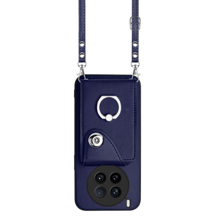 For vivo X200 Ultra Organ Card Bag Ring Holder Phone Case with Long Lanyard