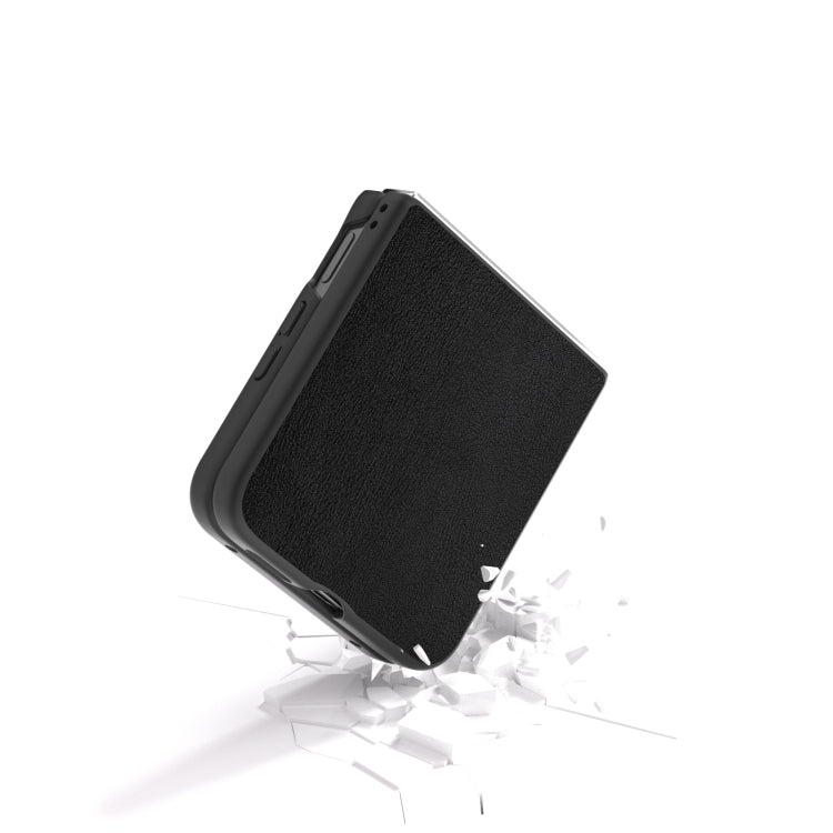 For Xiaomi Mix Flip PU Leather Black Frame Full Coverage Phone Case
