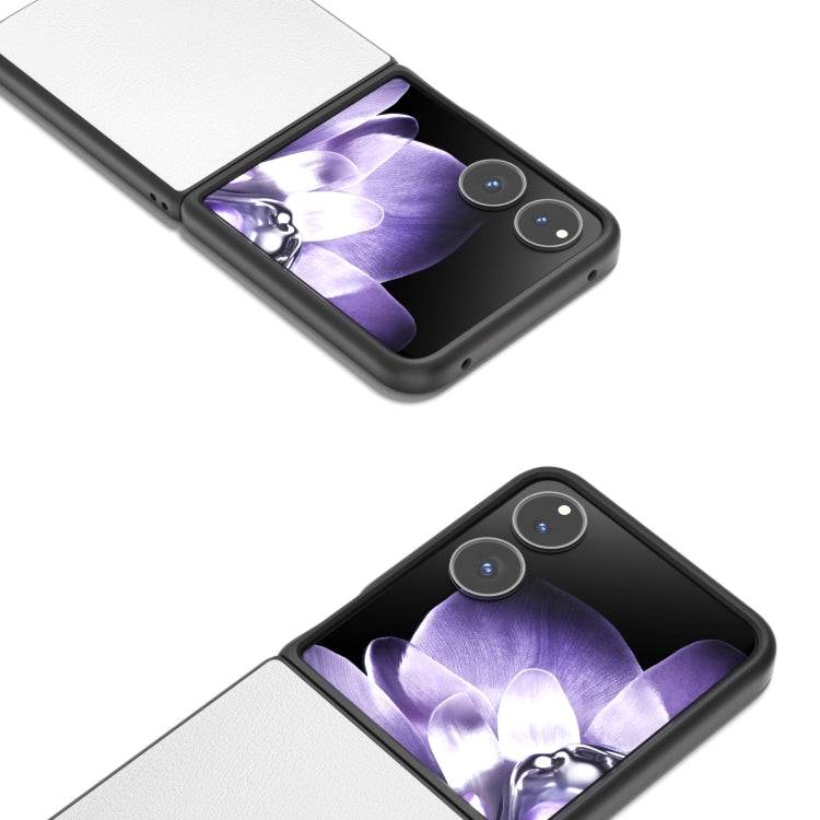 For Xiaomi Mix Flip PU Leather Black Frame Full Coverage Phone Case