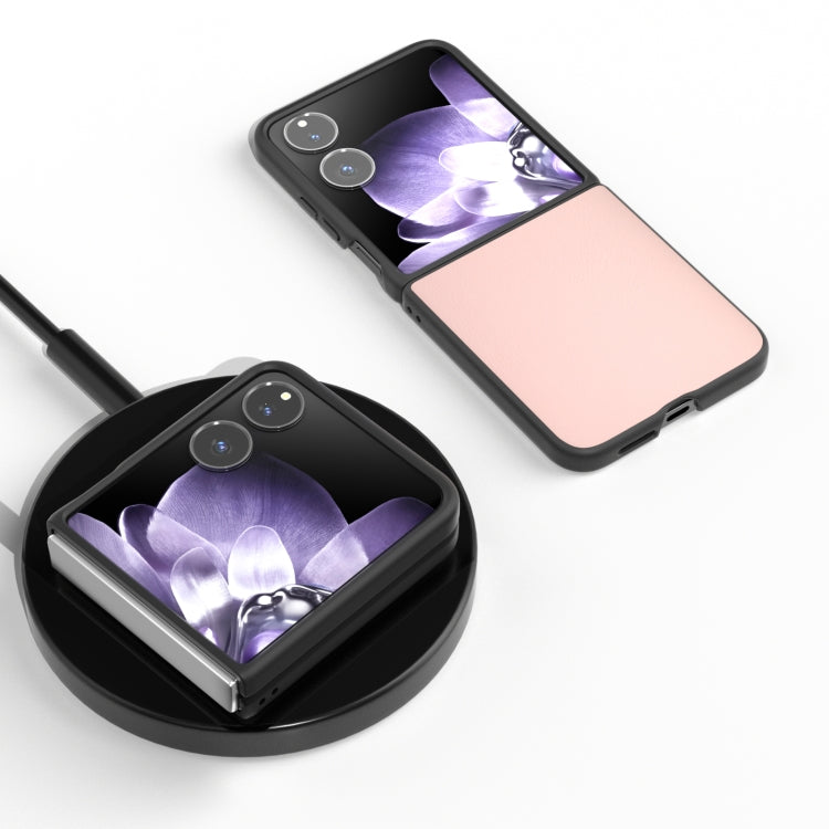 For Xiaomi Mix Flip PU Leather Black Frame Full Coverage Phone Case