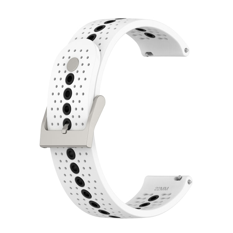 For Suunto Run / Race S Colorful Hole Silicone Watch Band