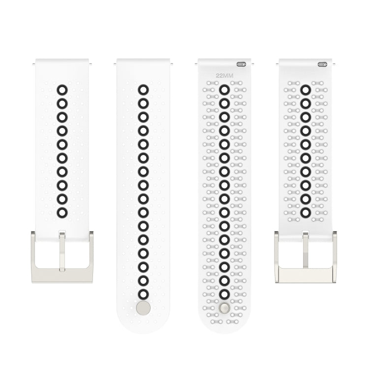 For Suunto Run / Race S Colorful Hole Silicone Watch Band