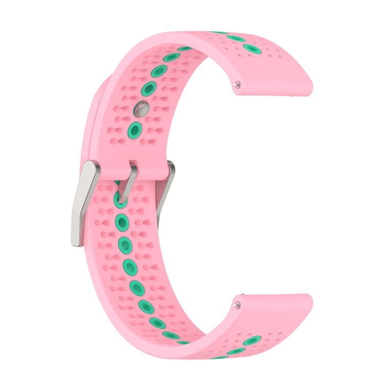 For Suunto Run / Race S Colorful Hole Silicone Watch Band