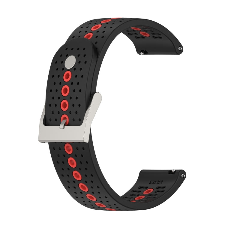 For Suunto Run / Race S Colorful Hole Silicone Watch Band