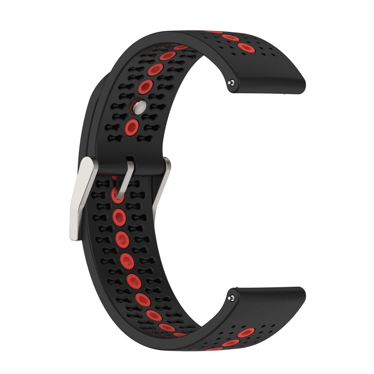 For Suunto Run / Race S Colorful Hole Silicone Watch Band