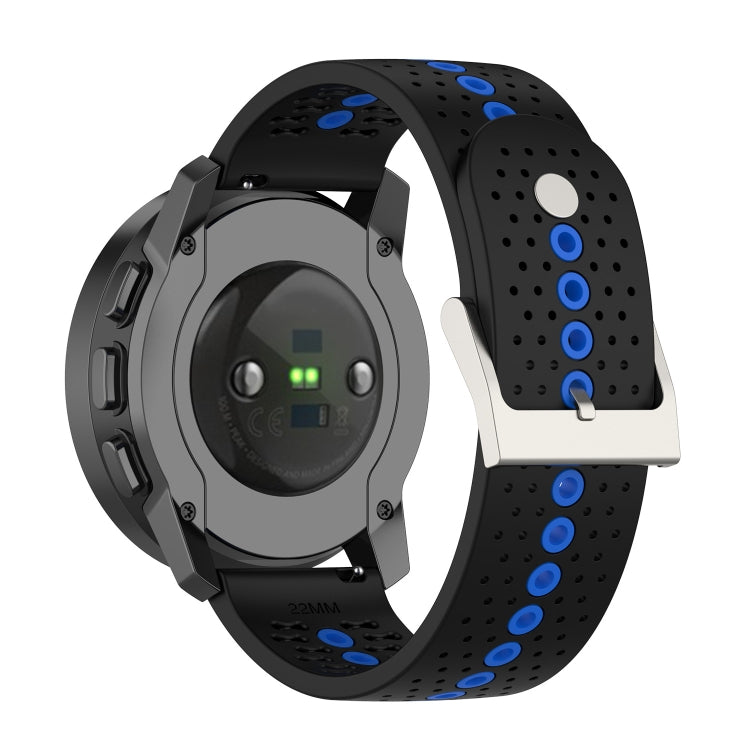 For Suunto Run / Race S Colorful Hole Silicone Watch Band