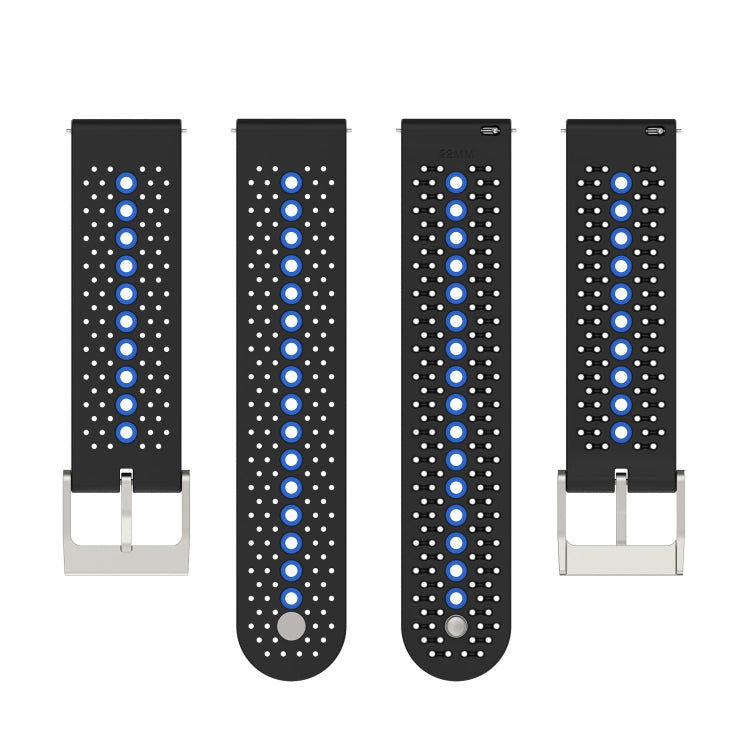 For Suunto Run / Race S Colorful Hole Silicone Watch Band