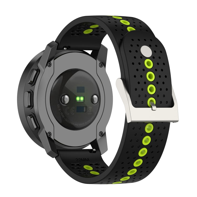 For Suunto Run / Race S Colorful Hole Silicone Watch Band