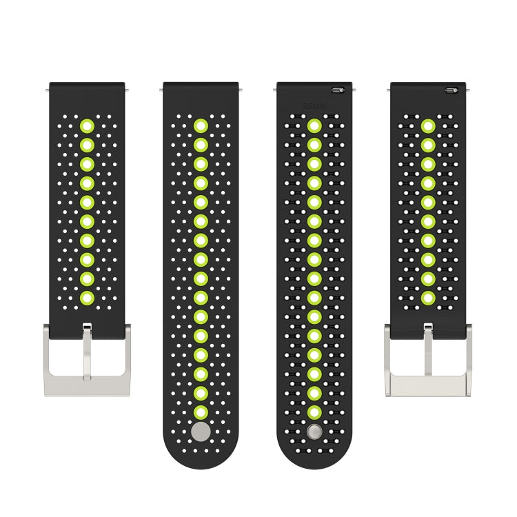 For Suunto Run / Race S Colorful Hole Silicone Watch Band
