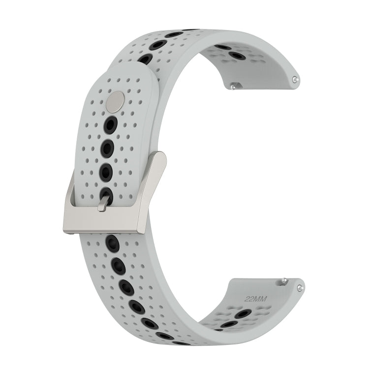 For Suunto Run / Race S Colorful Hole Silicone Watch Band