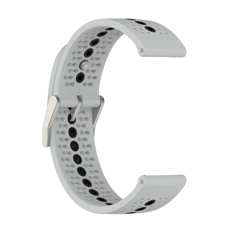 For Suunto Run / Race S Colorful Hole Silicone Watch Band