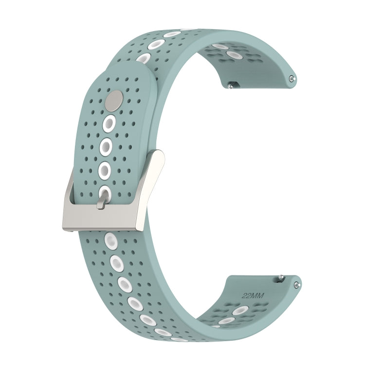 For Suunto Run / Race S Colorful Hole Silicone Watch Band