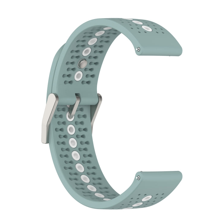 For Suunto Run / Race S Colorful Hole Silicone Watch Band