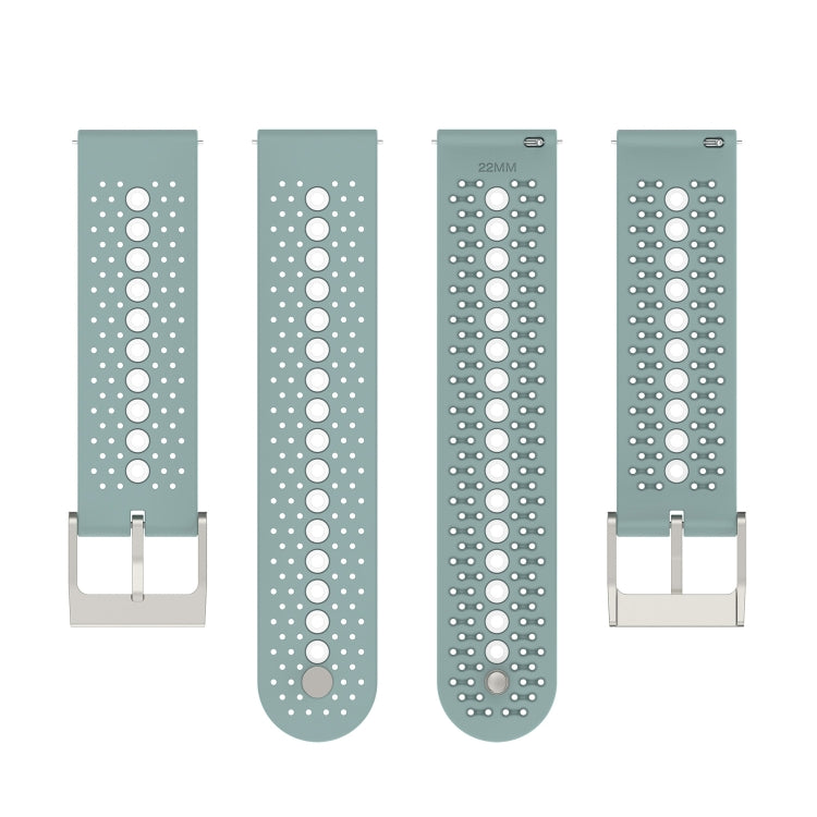 For Suunto Run / Race S Colorful Hole Silicone Watch Band