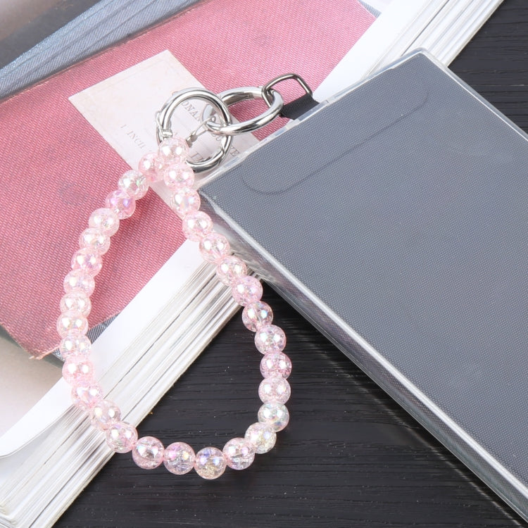 Beads Chain Anti-lost Short Lanyard - Pink