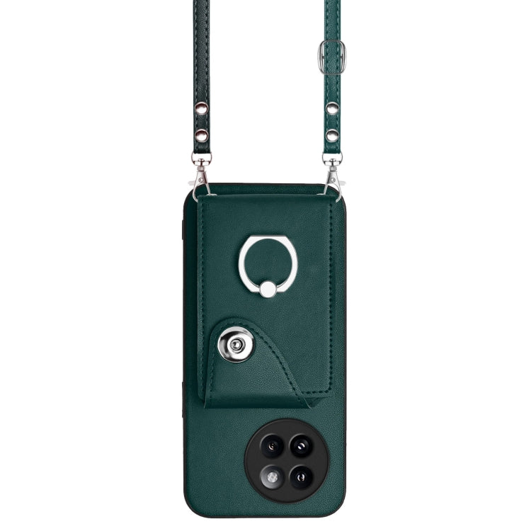 For Xiaomi Civi 4 Pro Organ Card Bag Ring Holder Phone Case with Long Lanyard